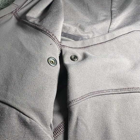Lululemon Every Journey Hoodie Jacket Sz 12 Asymmetric Full Zip Frosted Mulberry - Picture 8 of 14